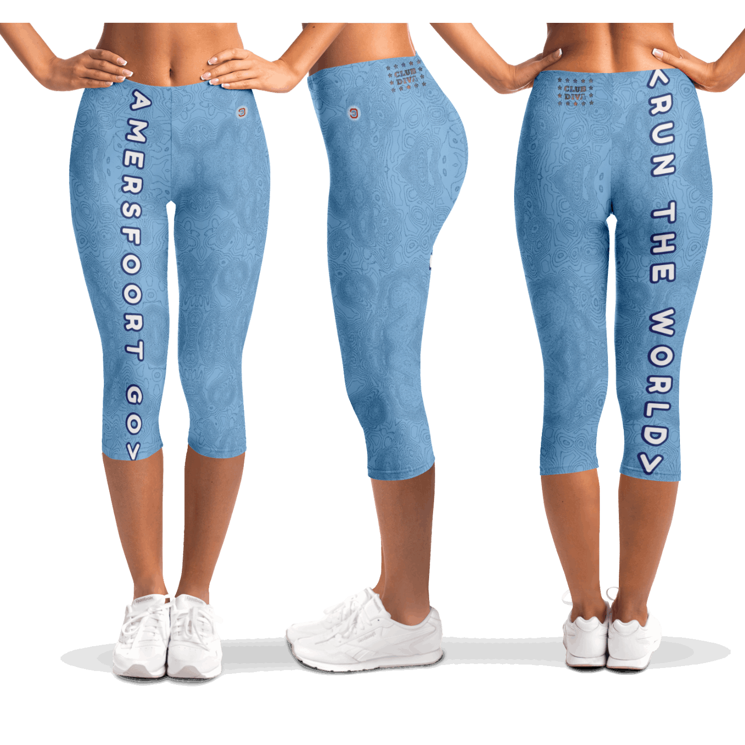  Just Being You, Your Way!-Activewear for Divas | Get your next pair of capri leggings free style designed just for you!-Leggings - AOP - CAPRI FREE STYLE TC P1P2P3