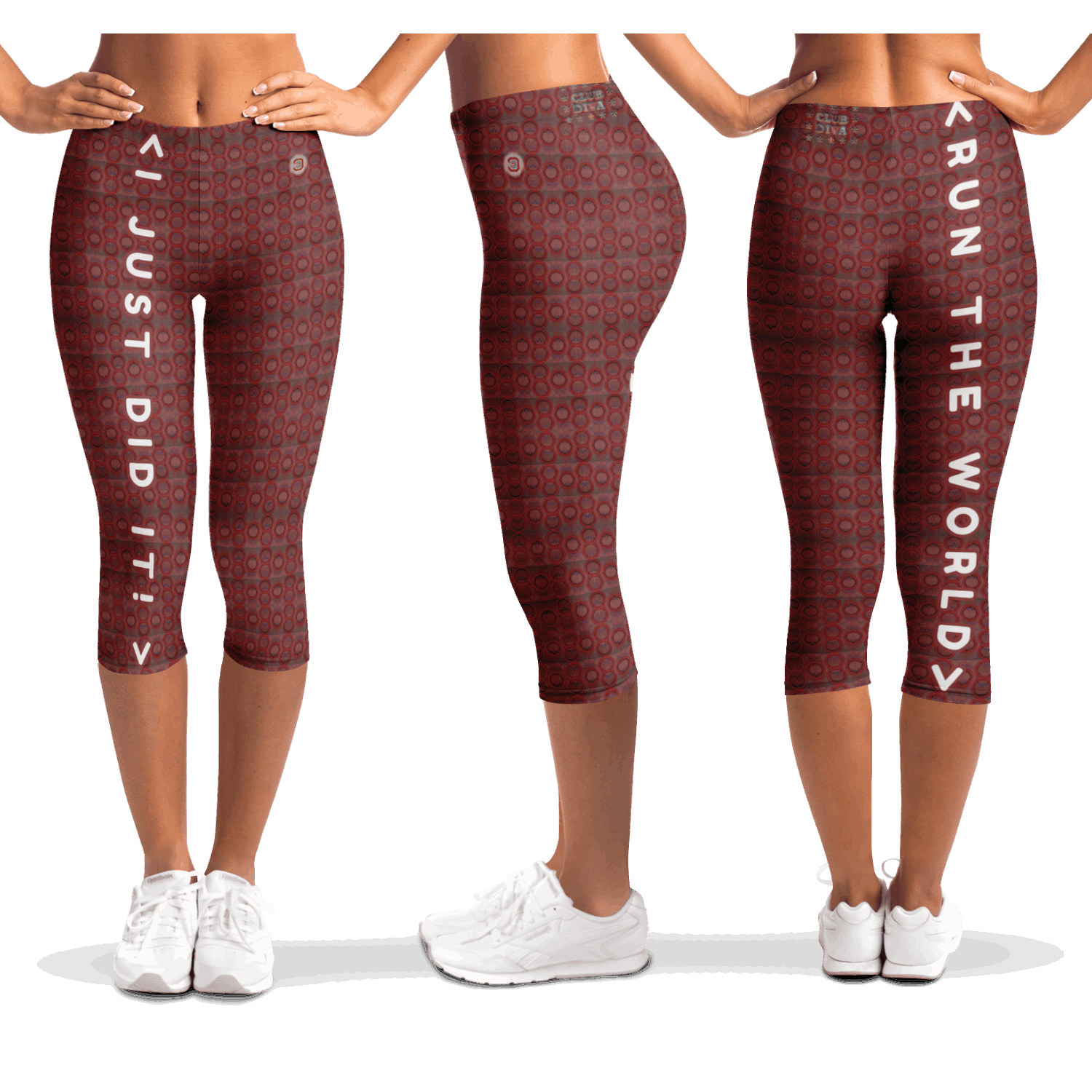  Just Being You, Your Way!-Activewear for Divas | Get your next pair of capri leggings free style designed just for you!-Leggings - AOP - CAPRI FREE STYLE 4R P0P1