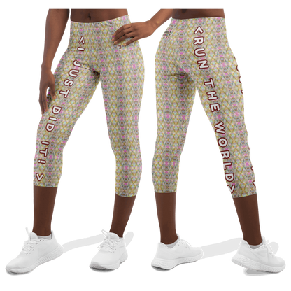  Just Being You, Your Way!-Activewear for Divas | Get your next pair of capri leggings free style designed just for you!-Leggings - AOP - CAPRI FREE STYLE 4R P0P1