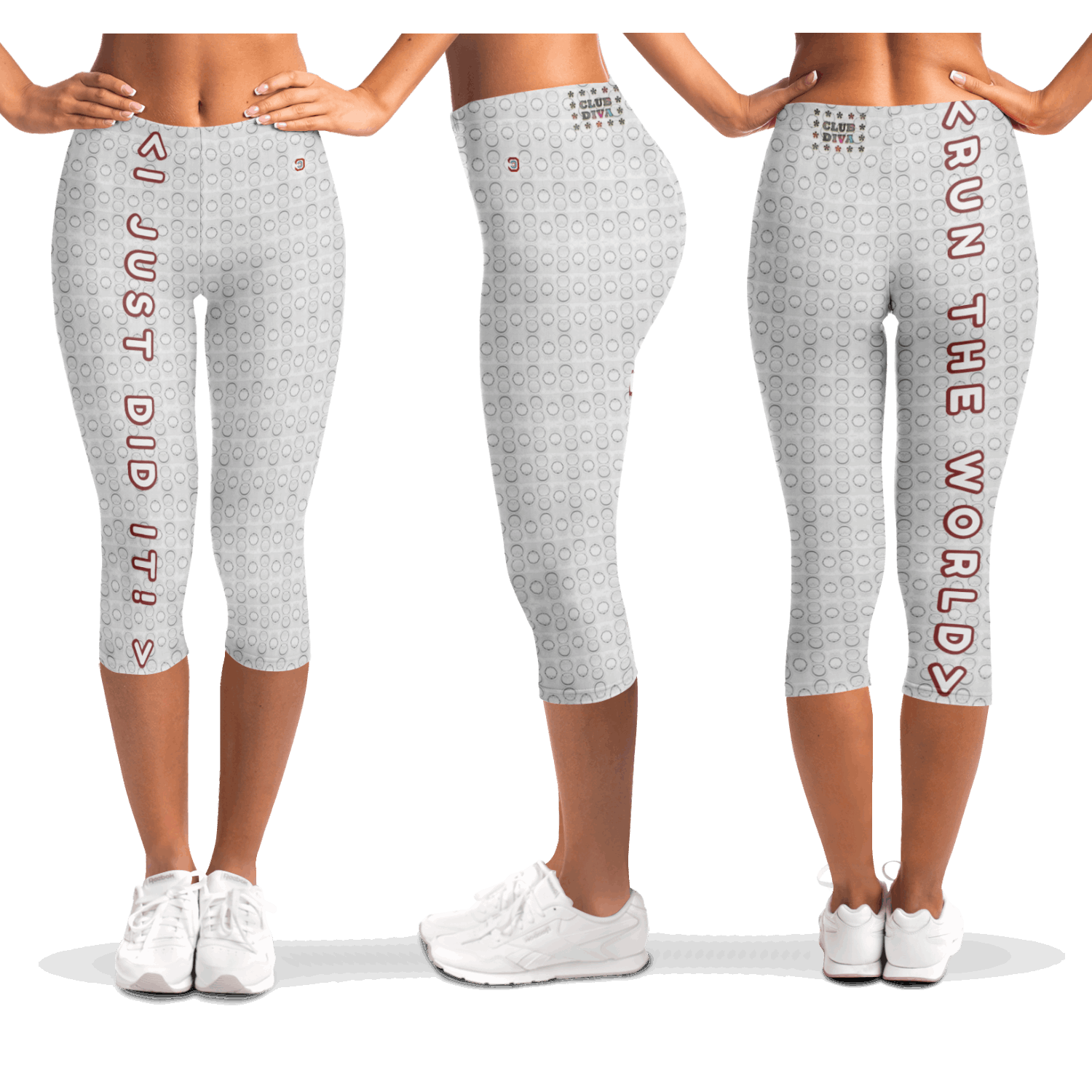  Just Being You, Your Way!-Activewear for Divas | Get your next pair of capri leggings free style designed just for you!-Leggings - AOP - CAPRI FREE STYLE 4R P0P1