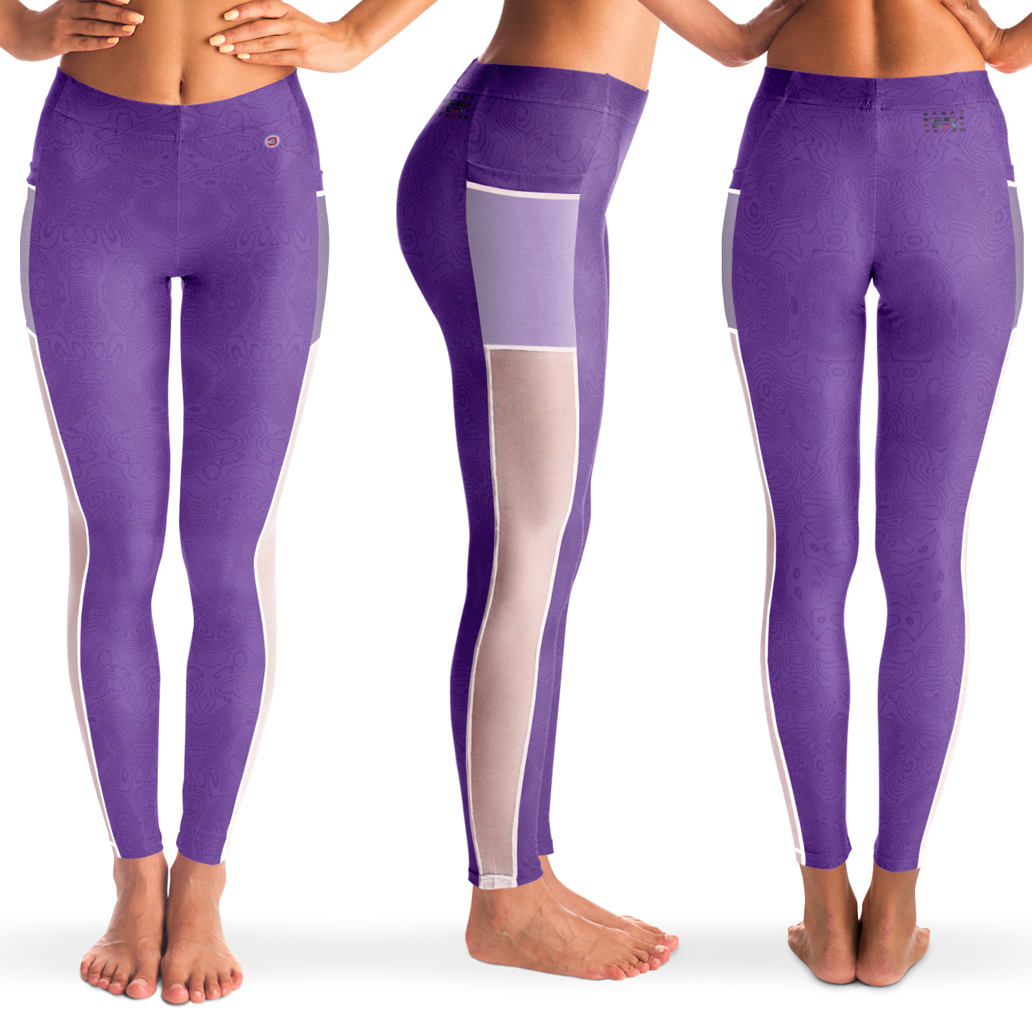  Just Being You, Your Way!-Activewear for Divas | Get your next pair of mesh leggings designed just for you!-Leggings - AOP - MESH FREE STYLE TC P1P2P3