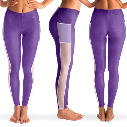  Just Being You, Your Way!-Activewear for Divas | Get your next pair of mesh leggings designed just for you!-Leggings - AOP - MESH FREE STYLE TC P1P2P3