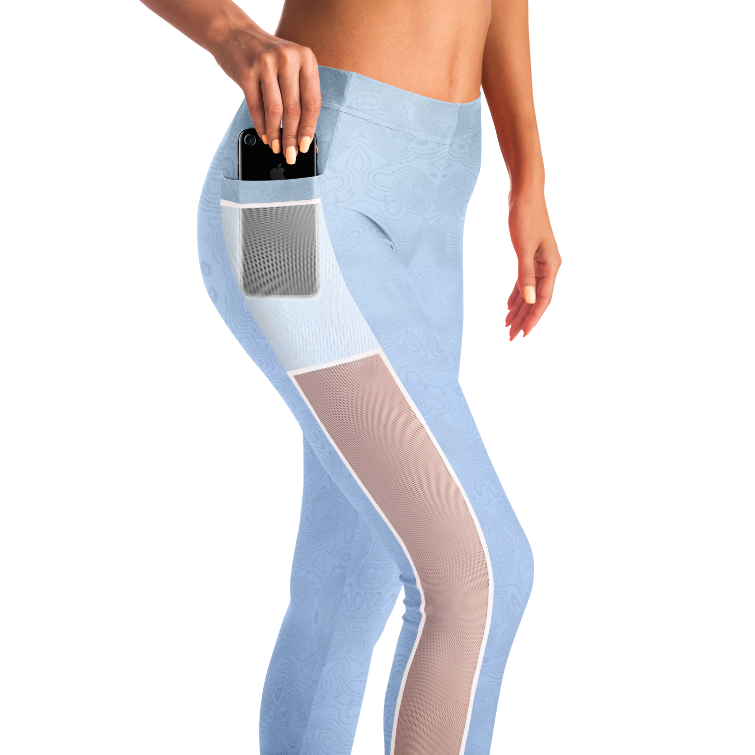  Just Being You, Your Way!-Activewear for Divas | Get your next pair of mesh leggings designed just for you!-Leggings - AOP - MESH FREE STYLE TC P1P2P3