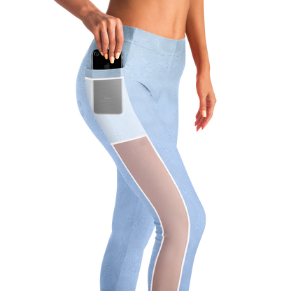  Just Being You, Your Way!-Activewear for Divas | Get your next pair of mesh leggings designed just for you!-Leggings - AOP - MESH FREE STYLE TC P1P2P3