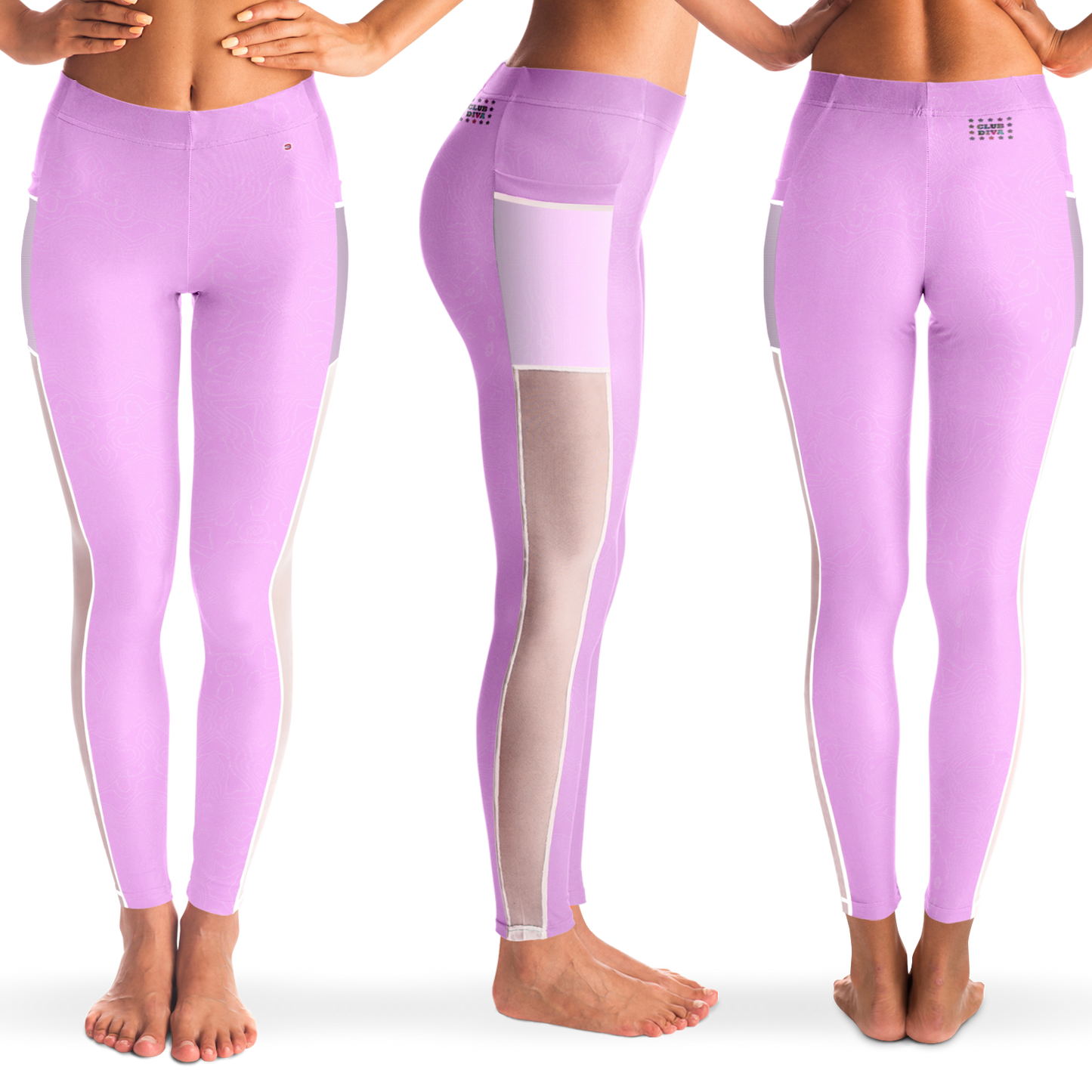  Just Being You, Your Way!-Activewear for Divas | Get your next pair of mesh leggings designed just for you!-Leggings - AOP - MESH FREE STYLE TC P1P2P3