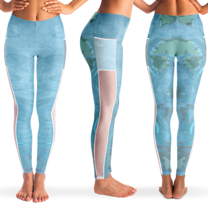  Just Being You, Your Way!-Activewear for Divas | Get your next pair of mesh leggings designed just for you!-Leggings - MESH AOP - CC P0P1