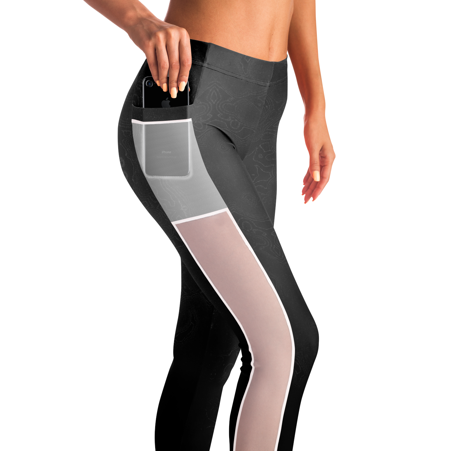  Just Being You, Your Way!-Activewear for Divas | Get your next pair of mesh leggings designed just for you!-Leggings - AOP - MESH FREE STYLE TC P1P2P3
