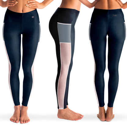  Just Being You, Your Way!-Activewear for Divas | Get your next pair of mesh leggings designed just for you!-Leggings - AOP - MESH FREE STYLE TC P1P2P3