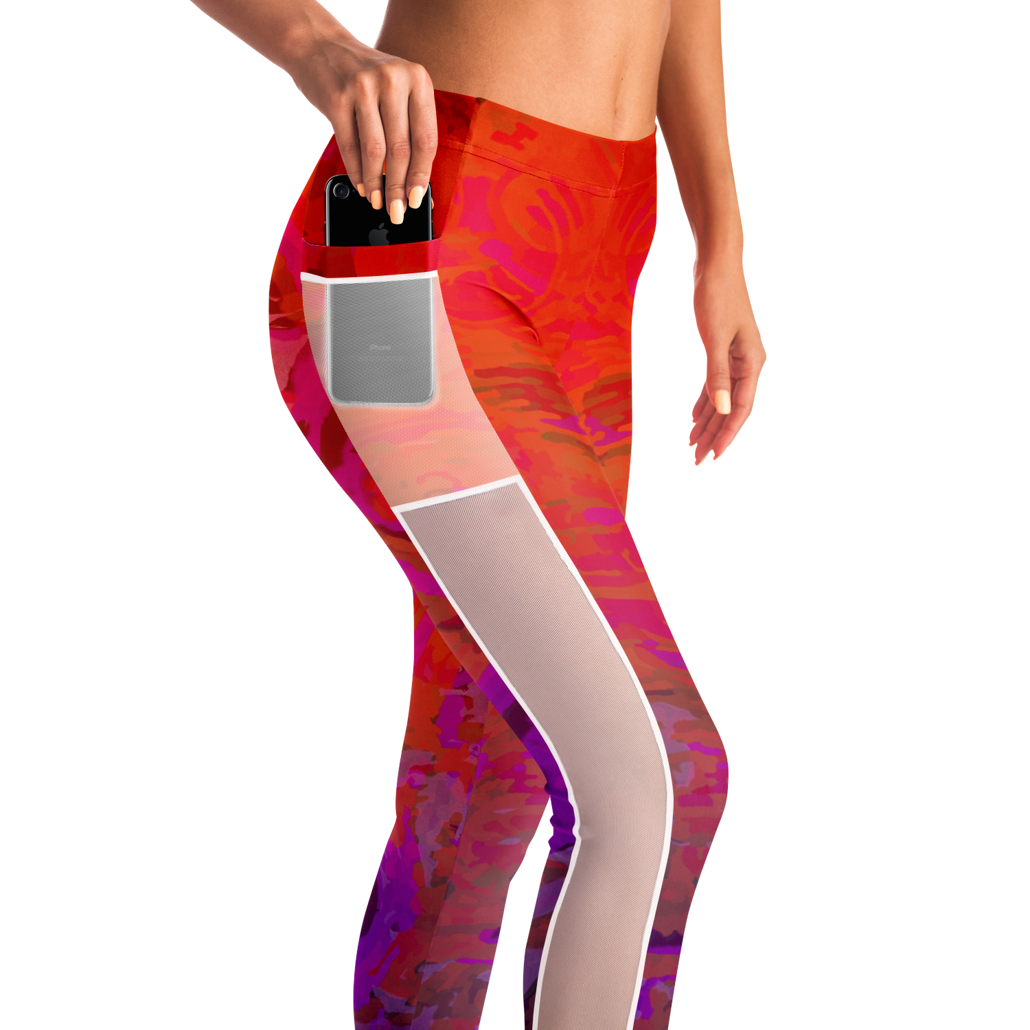  Just Being You, Your Way!-Activewear for Divas | Get your next pair of mesh leggings designed just for you!-Leggings - MESH AOP - CC P0P1