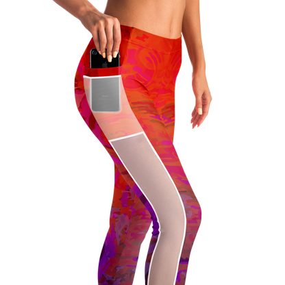  Just Being You, Your Way!-Activewear for Divas | Get your next pair of mesh leggings designed just for you!-Leggings - MESH AOP - CC P0P1