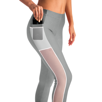  Just Being You, Your Way!-Activewear for Divas | Get your next pair of mesh leggings designed just for you!-Leggings - AOP - MESH FREE STYLE TC P1P2P3