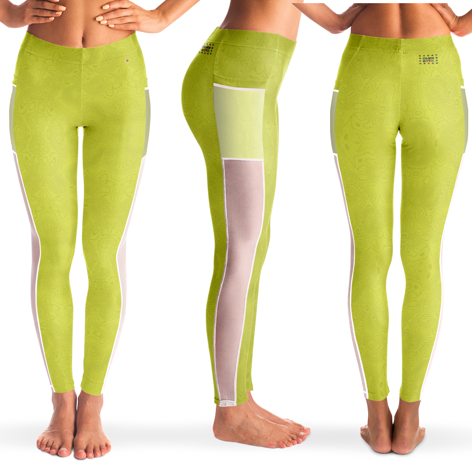  Just Being You, Your Way!-Activewear for Divas | Get your next pair of mesh leggings designed just for you!-Leggings - AOP - MESH FREE STYLE TC P1P2P3