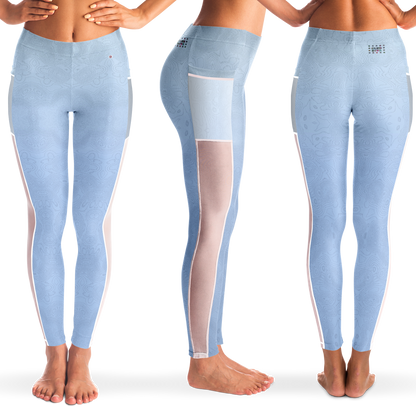  Just Being You, Your Way!-Activewear for Divas | Get your next pair of mesh leggings designed just for you!-Leggings - AOP - MESH FREE STYLE TC P1P2P3
