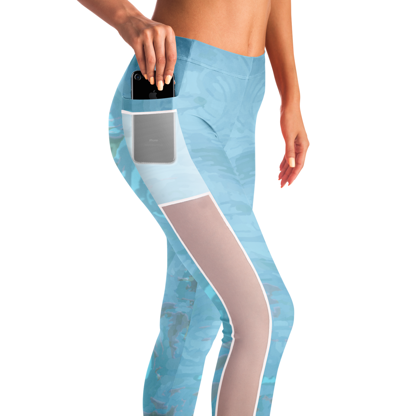  Just Being You, Your Way!-Activewear for Divas | Get your next pair of mesh leggings designed just for you!-Leggings - MESH AOP - CC P0P1