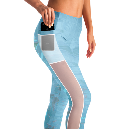  Just Being You, Your Way!-Activewear for Divas | Get your next pair of mesh leggings designed just for you!-Leggings - MESH AOP - CC P0P1