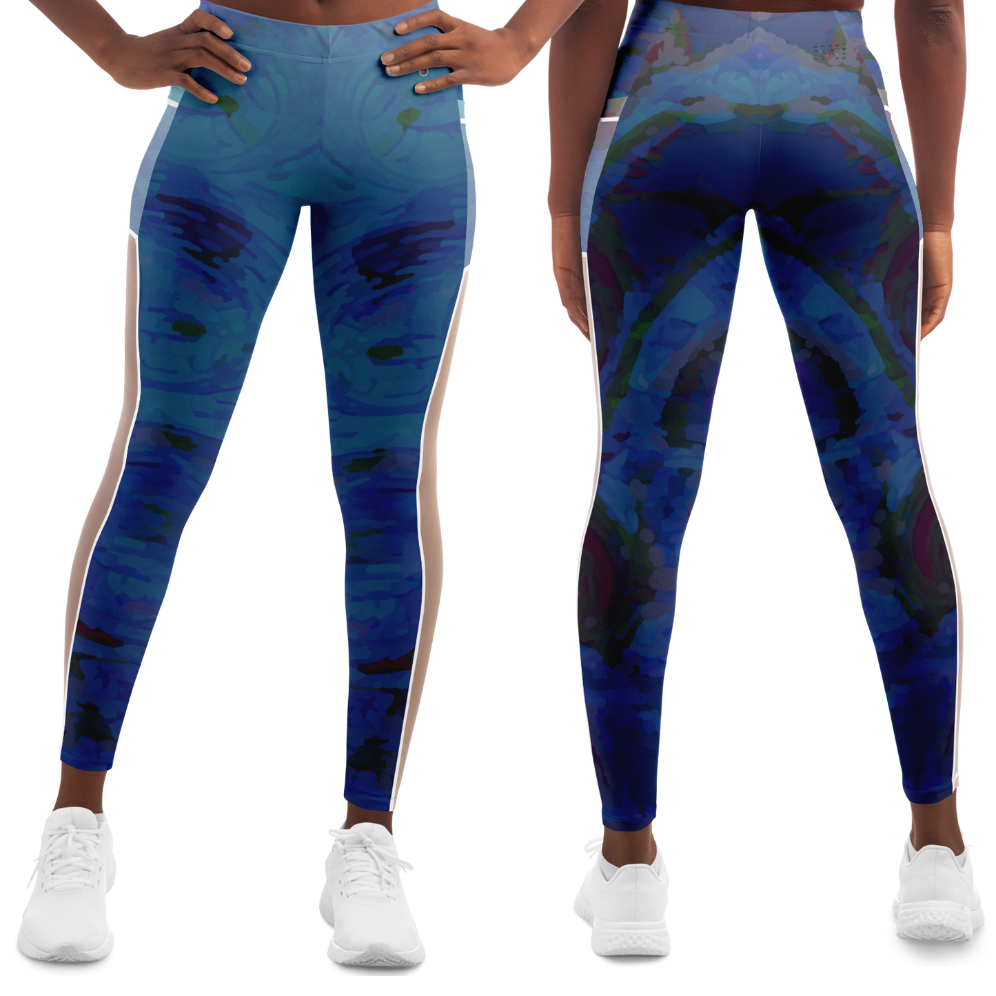  Just Being You, Your Way!-Activewear for Divas | Get your next pair of mesh leggings designed just for you!-Leggings - MESH AOP - CC P0P1