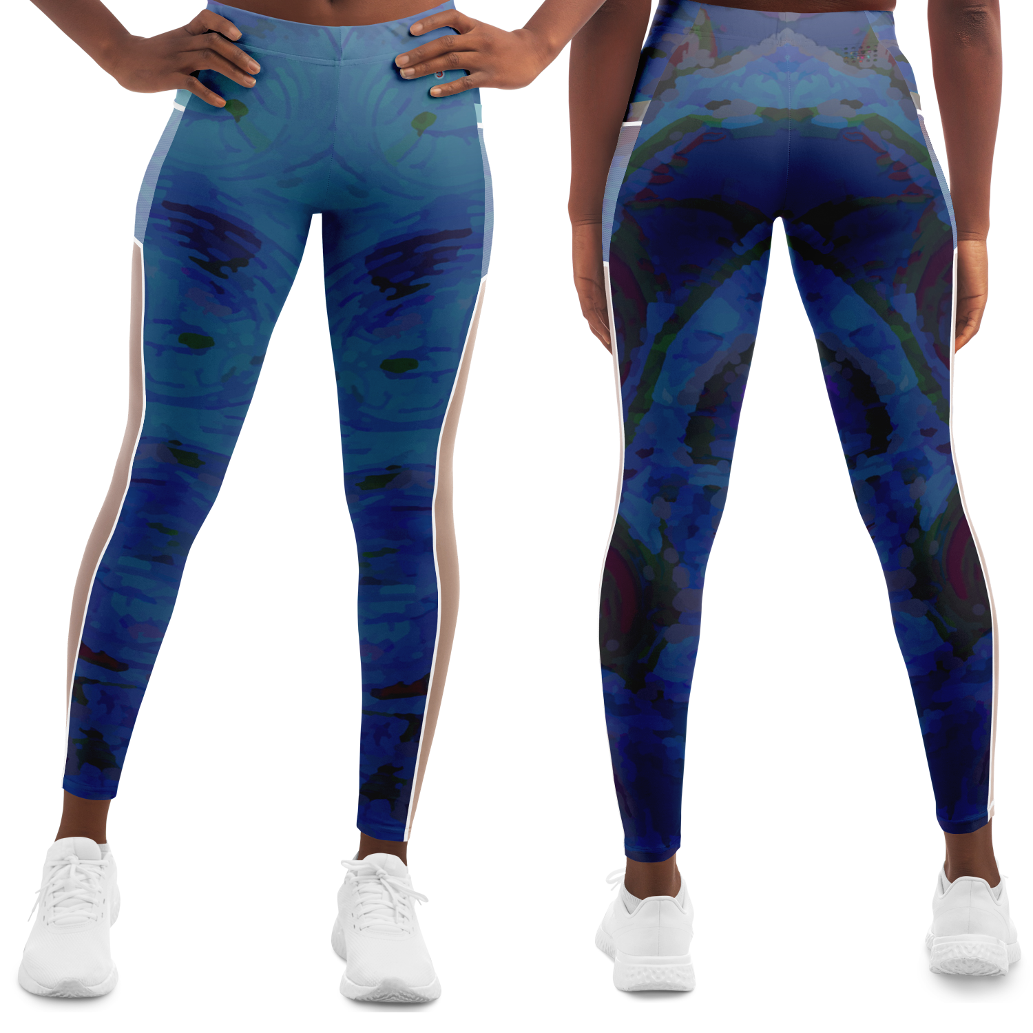  Just Being You, Your Way!-Activewear for Divas | Get your next pair of mesh leggings designed just for you!-Leggings - MESH AOP - CC P0P1