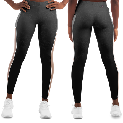  Just Being You, Your Way!-Activewear for Divas | Get your next pair of mesh leggings designed just for you!-Leggings - AOP - MESH FREE STYLE TC P1P2P3