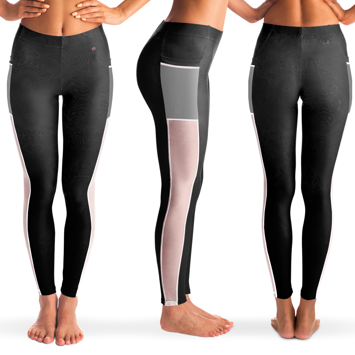  Just Being You, Your Way!-Activewear for Divas | Get your next pair of mesh leggings designed just for you!-Leggings - AOP - MESH FREE STYLE TC P1P2P3