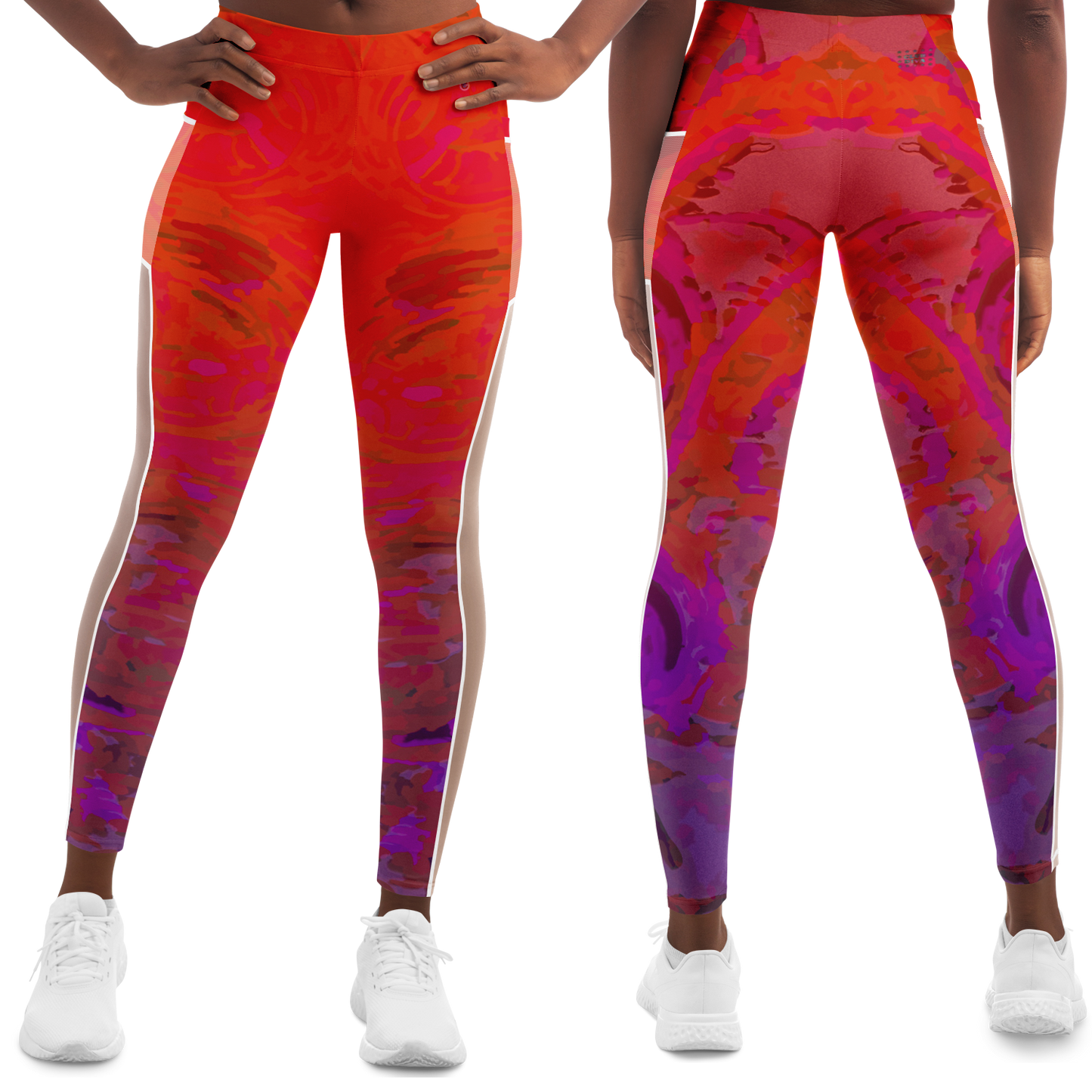  Just Being You, Your Way!-Activewear for Divas | Get your next pair of mesh leggings designed just for you!-Leggings - MESH AOP - CC P0P1