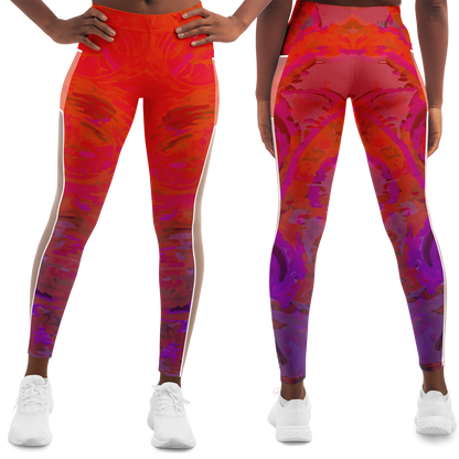  Just Being You, Your Way!-Activewear for Divas | Get your next pair of mesh leggings designed just for you!-Leggings - MESH AOP - CC P0P1