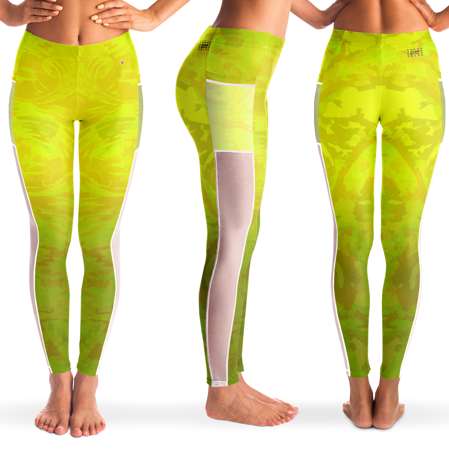  Just Being You, Your Way!-Activewear for Divas | Get your next pair of mesh leggings designed just for you!-Leggings - MESH AOP - CC P0P1