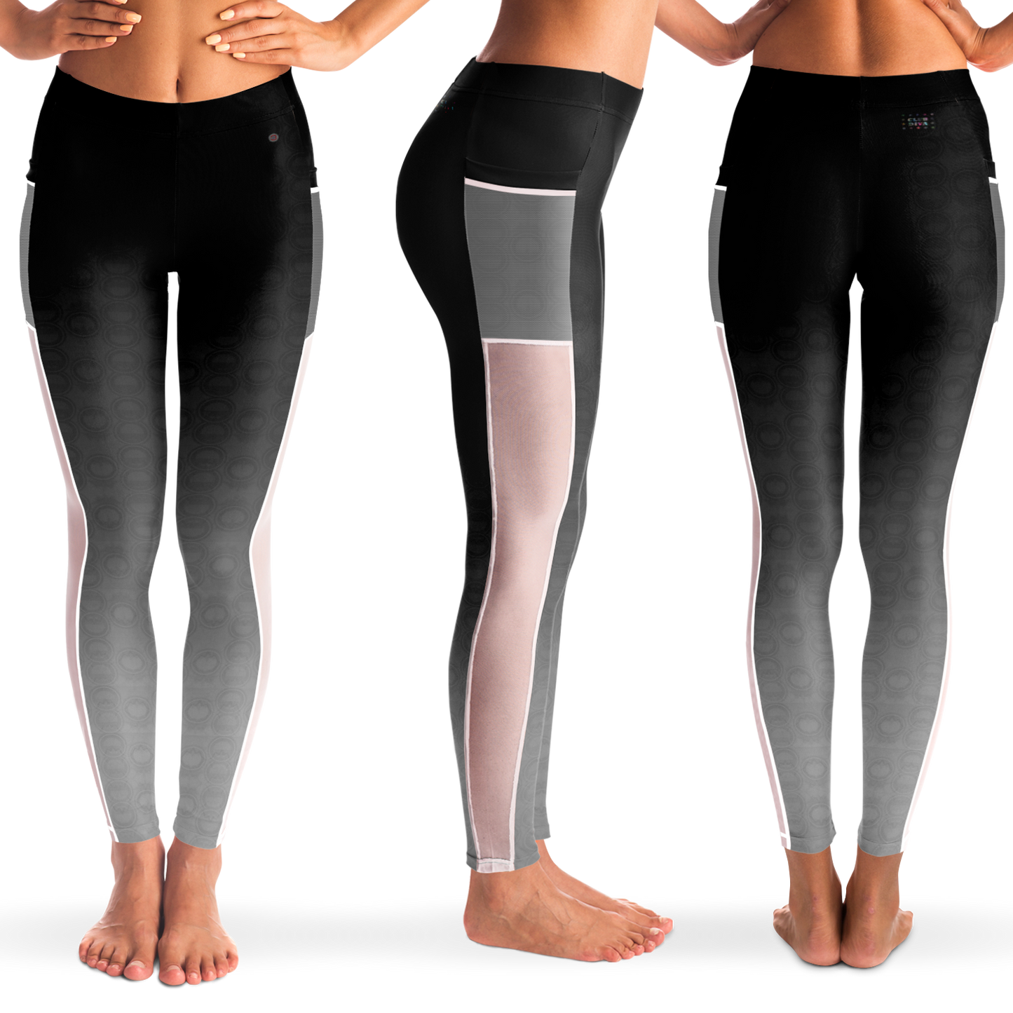  Just Being You, Your Way!-Activewear for Divas | Get your next pair of stunning mesh leggings designed just for you!-Leggings - AOP - MESH FREE STYLE BLEND 4R P0P1