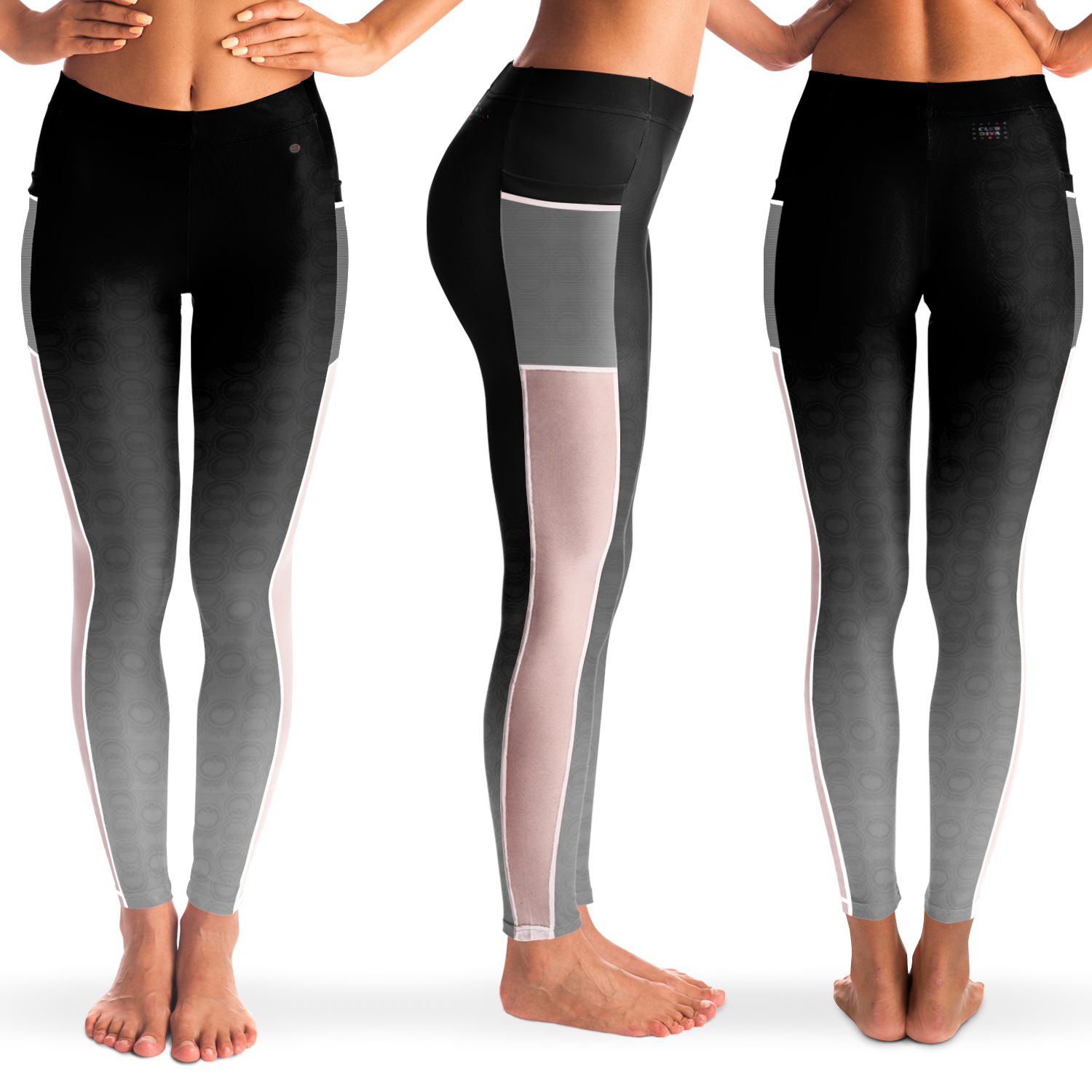  Just Being You, Your Way!-Activewear for Divas | Get your next pair of stunning mesh leggings designed just for you!-Leggings - AOP - MESH FREE STYLE BLEND 4R P0P1