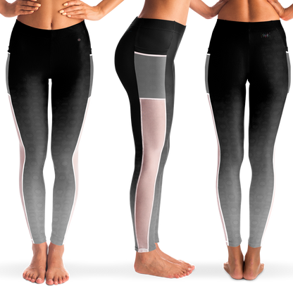  Just Being You, Your Way!-Activewear for Divas | Get your next pair of stunning mesh leggings designed just for you!-Leggings - AOP - MESH FREE STYLE BLEND 4R P0P1