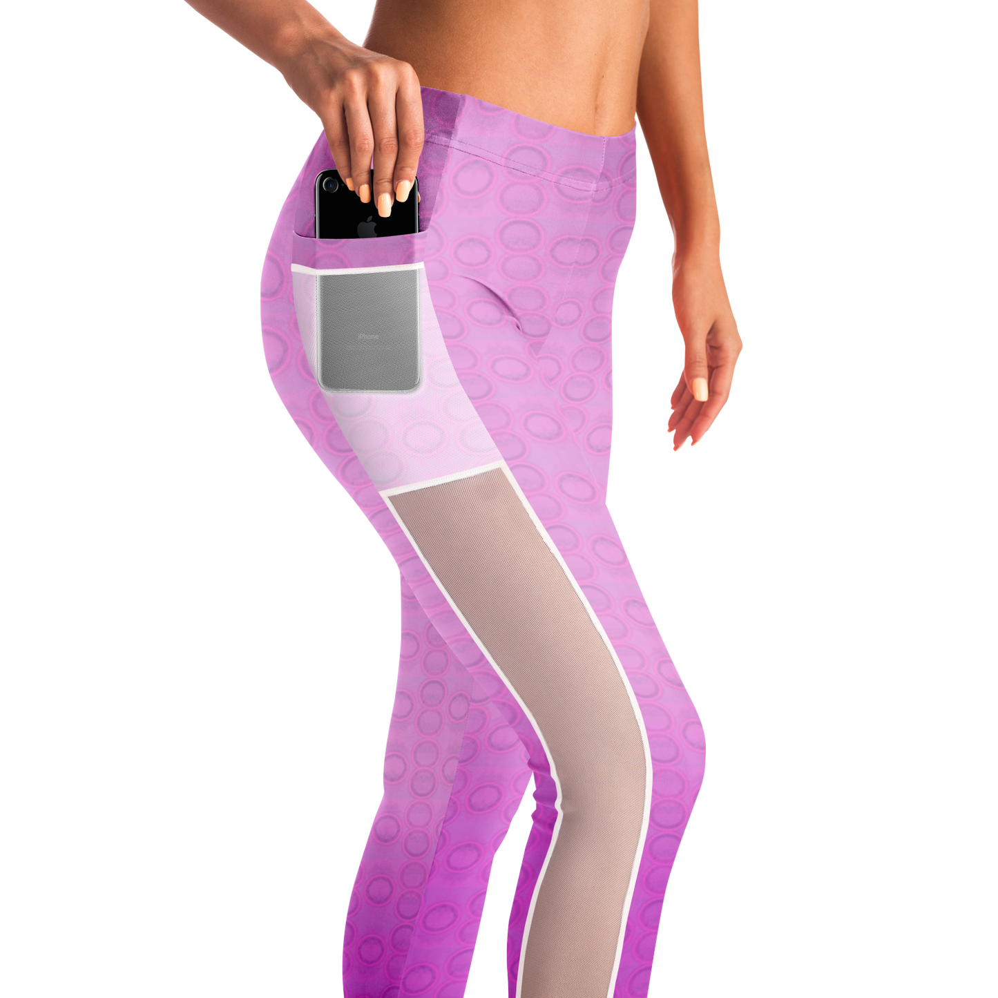  Just Being You, Your Way!-Activewear for Divas | Get your next pair of stunning mesh leggings designed just for you!-Leggings - AOP - MESH FREE STYLE BLEND 4R P0P1