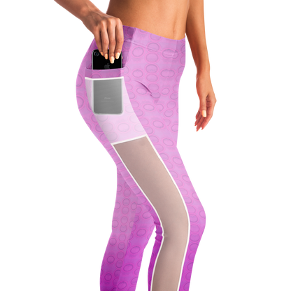  Just Being You, Your Way!-Activewear for Divas | Get your next pair of stunning mesh leggings designed just for you!-Leggings - AOP - MESH FREE STYLE BLEND 4R P0P1