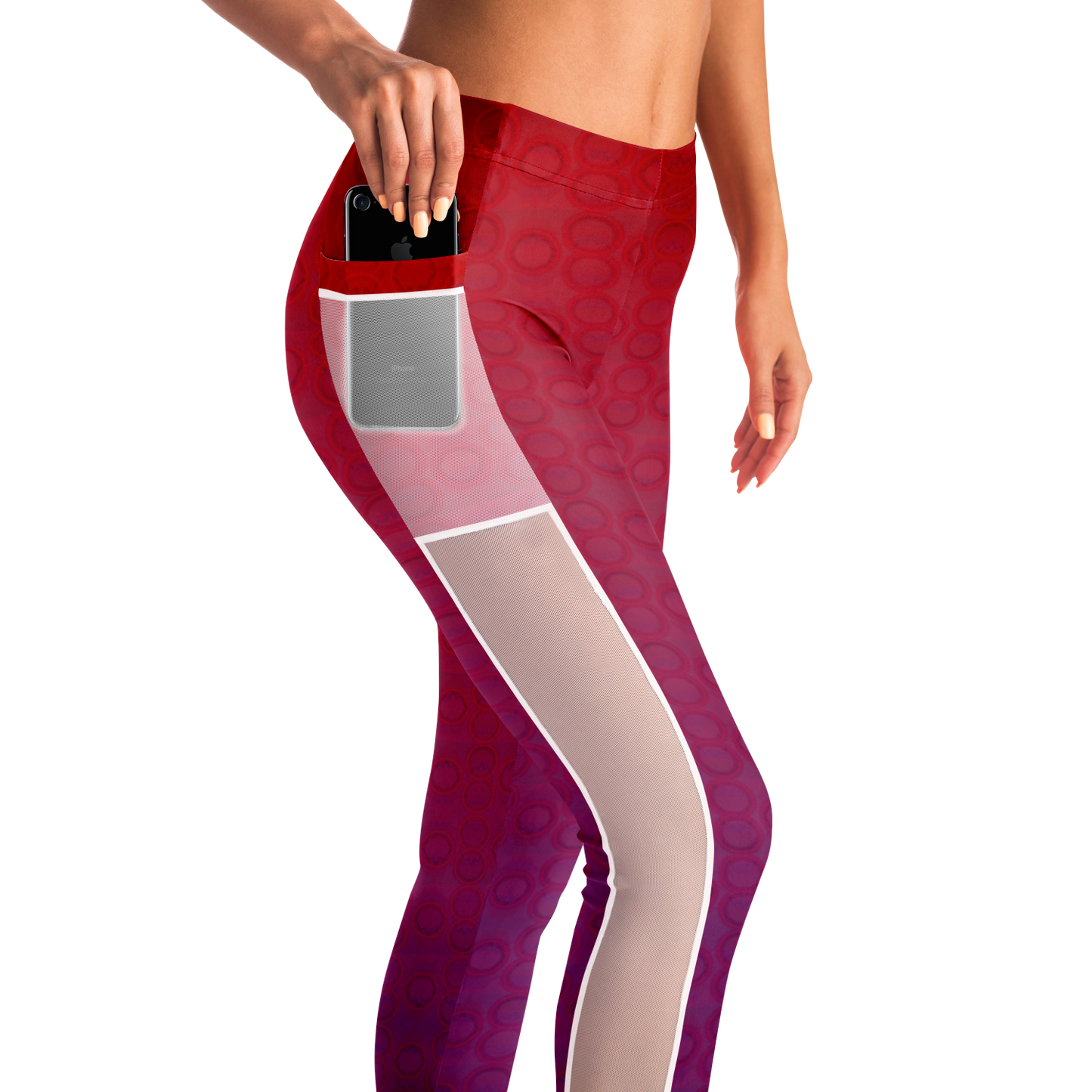  Just Being You, Your Way!-Activewear for Divas | Get your next pair of stunning mesh leggings designed just for you!-Leggings - AOP - MESH FREE STYLE BLEND 4R P0P1