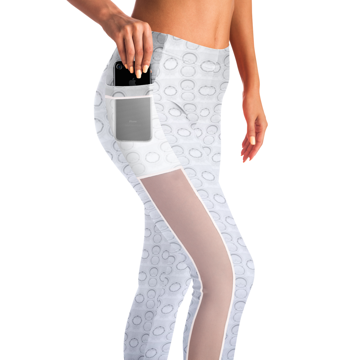  Just Being You, Your Way!-Activewear for Divas | Get your next pair of stunning mesh leggings designed just for you!-Leggings - AOP - MESH FREE STYLE BLEND 4R P0P1