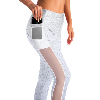  Just Being You, Your Way!-Activewear for Divas | Get your next pair of stunning mesh leggings designed just for you!-Leggings - AOP - MESH FREE STYLE BLEND 4R P0P1