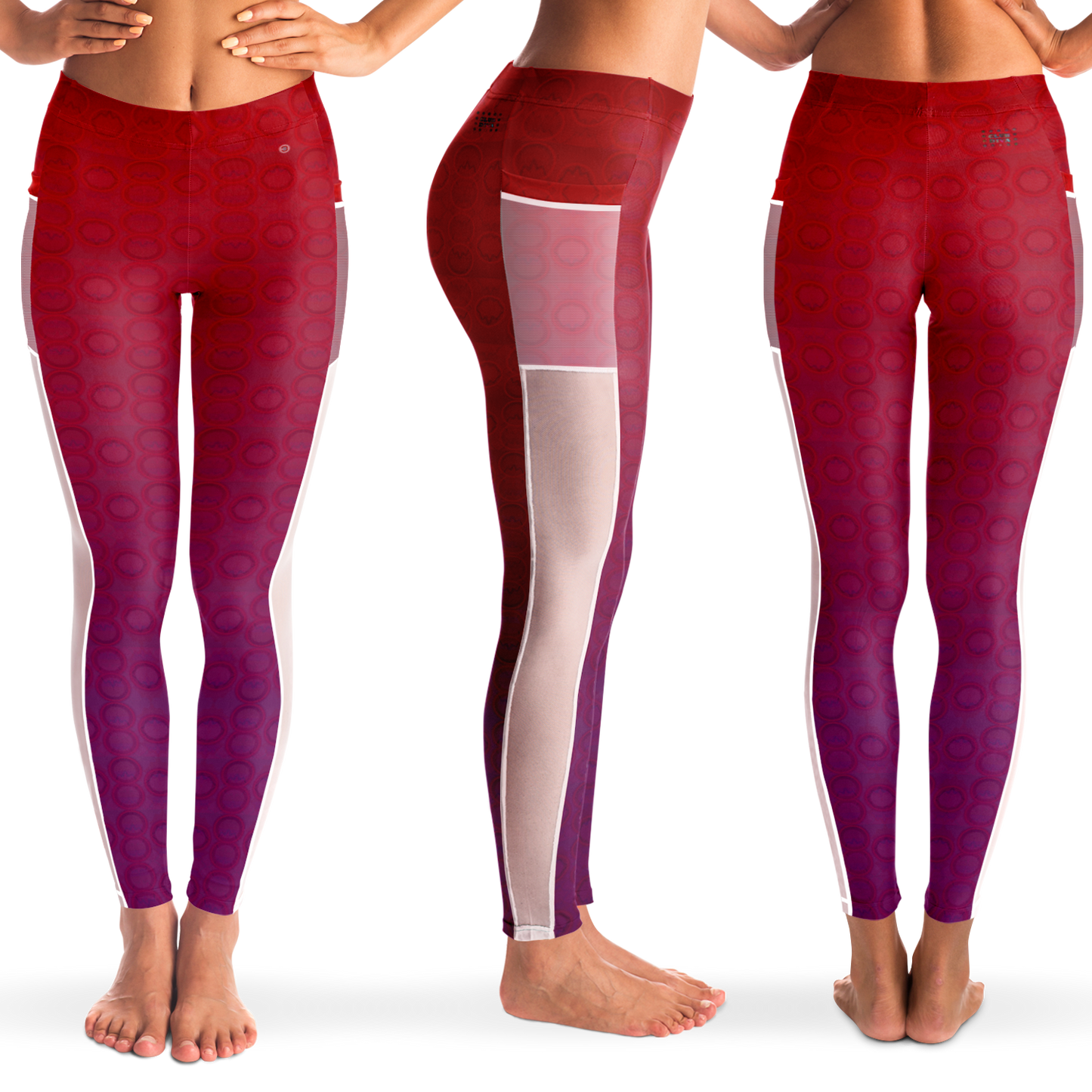  Just Being You, Your Way!-Activewear for Divas | Get your next pair of stunning mesh leggings designed just for you!-Leggings - AOP - MESH FREE STYLE BLEND 4R P0P1