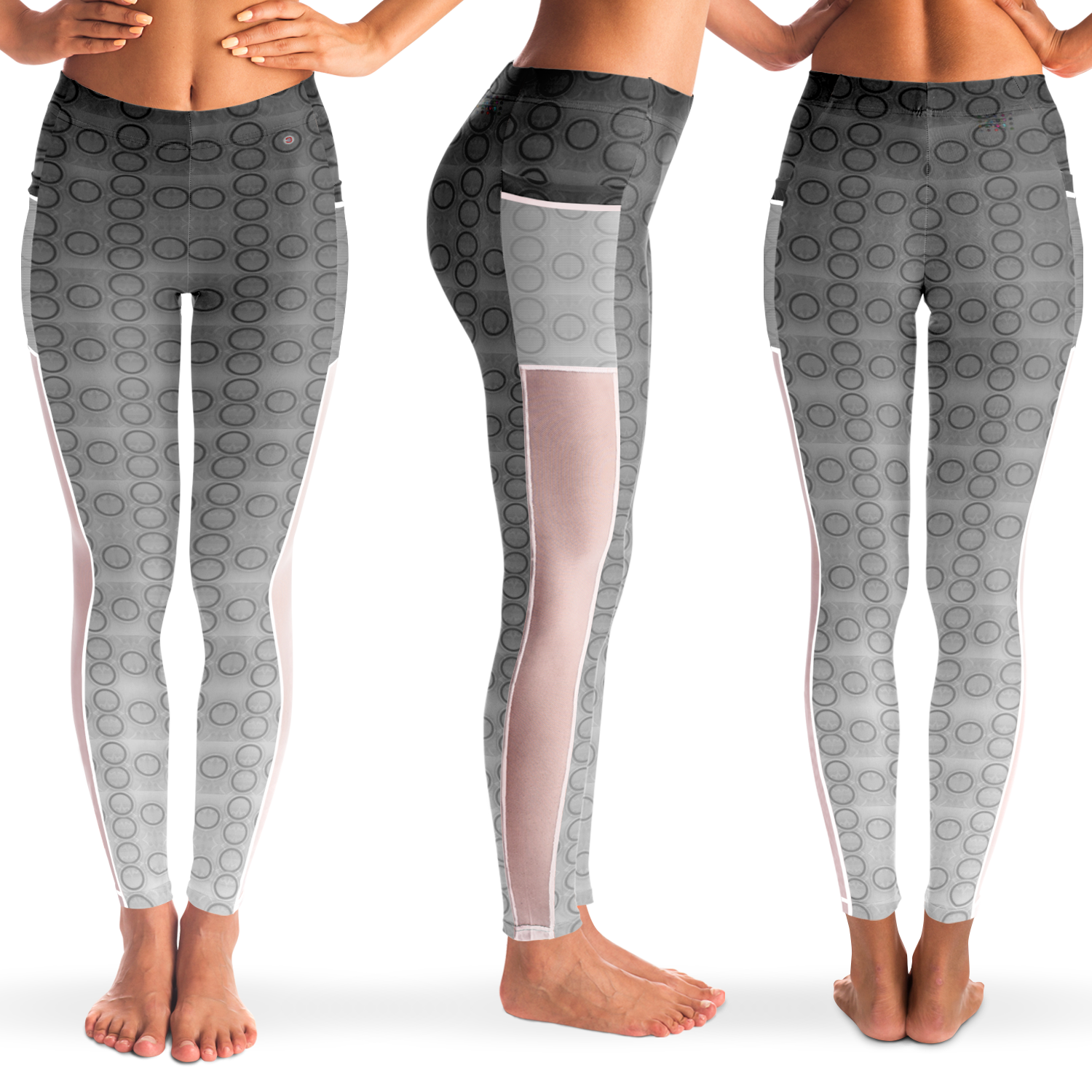  Just Being You, Your Way!-Activewear for Divas | Get your next pair of stunning mesh leggings designed just for you!-Leggings - AOP - MESH FREE STYLE BLEND 4R P0P1