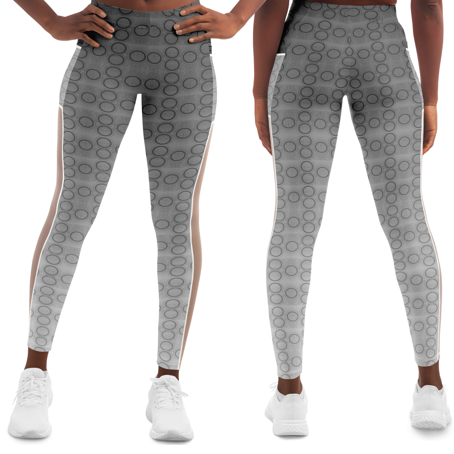  Just Being You, Your Way!-Activewear for Divas | Get your next pair of stunning mesh leggings designed just for you!-Leggings - AOP - MESH FREE STYLE BLEND 4R P0P1