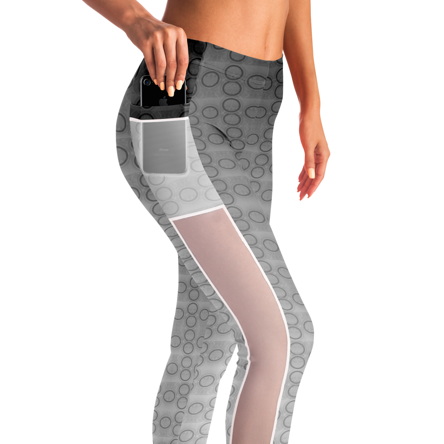  Just Being You, Your Way!-Activewear for Divas | Get your next pair of stunning mesh leggings designed just for you!-Leggings - AOP - MESH FREE STYLE BLEND 4R P0P1