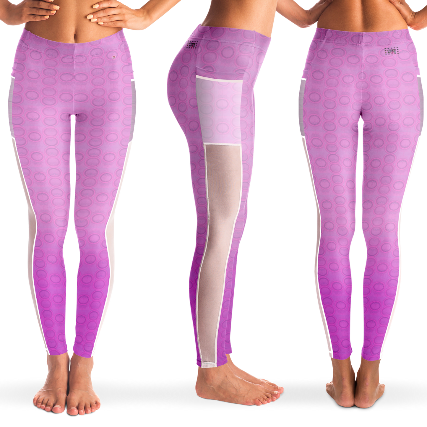  Just Being You, Your Way!-Activewear for Divas | Get your next pair of stunning mesh leggings designed just for you!-Leggings - AOP - MESH FREE STYLE BLEND 4R P0P1