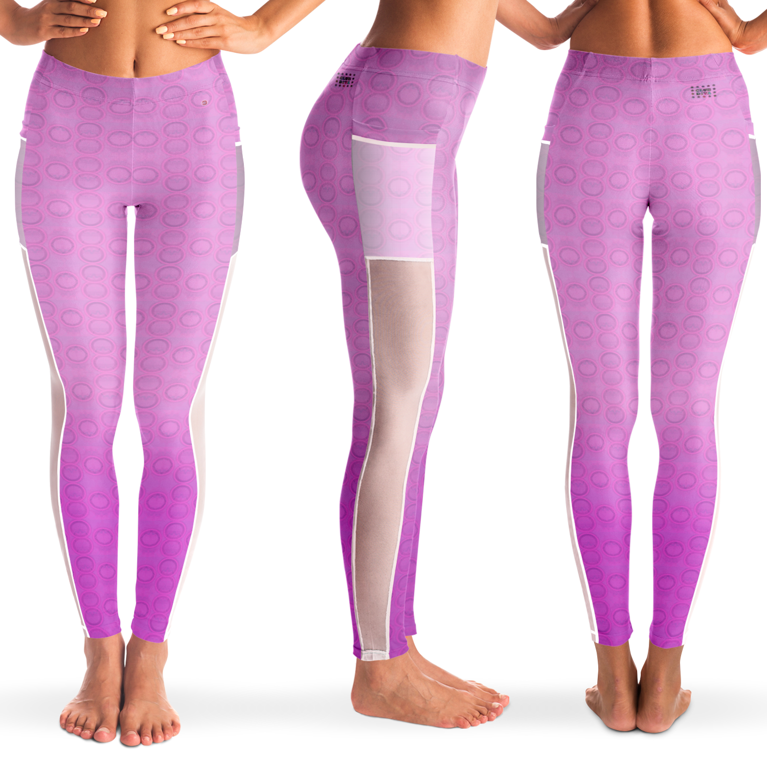  Just Being You, Your Way!-Activewear for Divas | Get your next pair of stunning mesh leggings designed just for you!-Leggings - AOP - MESH FREE STYLE BLEND 4R P0P1