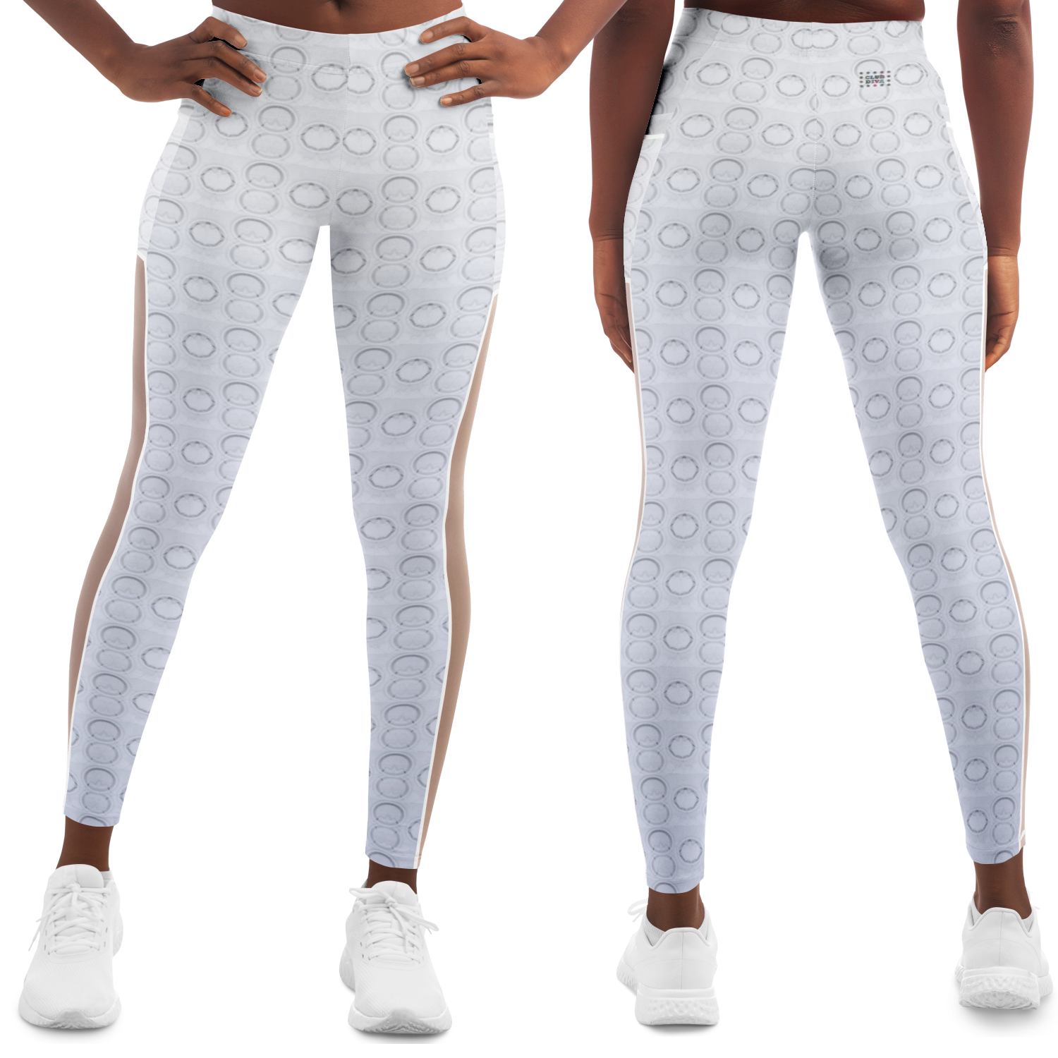  Just Being You, Your Way!-Activewear for Divas | Get your next pair of stunning mesh leggings designed just for you!-Leggings - AOP - MESH FREE STYLE BLEND 4R P0P1