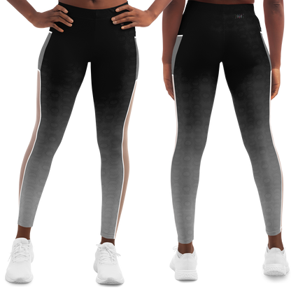  Just Being You, Your Way!-Activewear for Divas | Get your next pair of stunning mesh leggings designed just for you!-Leggings - AOP - MESH FREE STYLE BLEND 4R P0P1