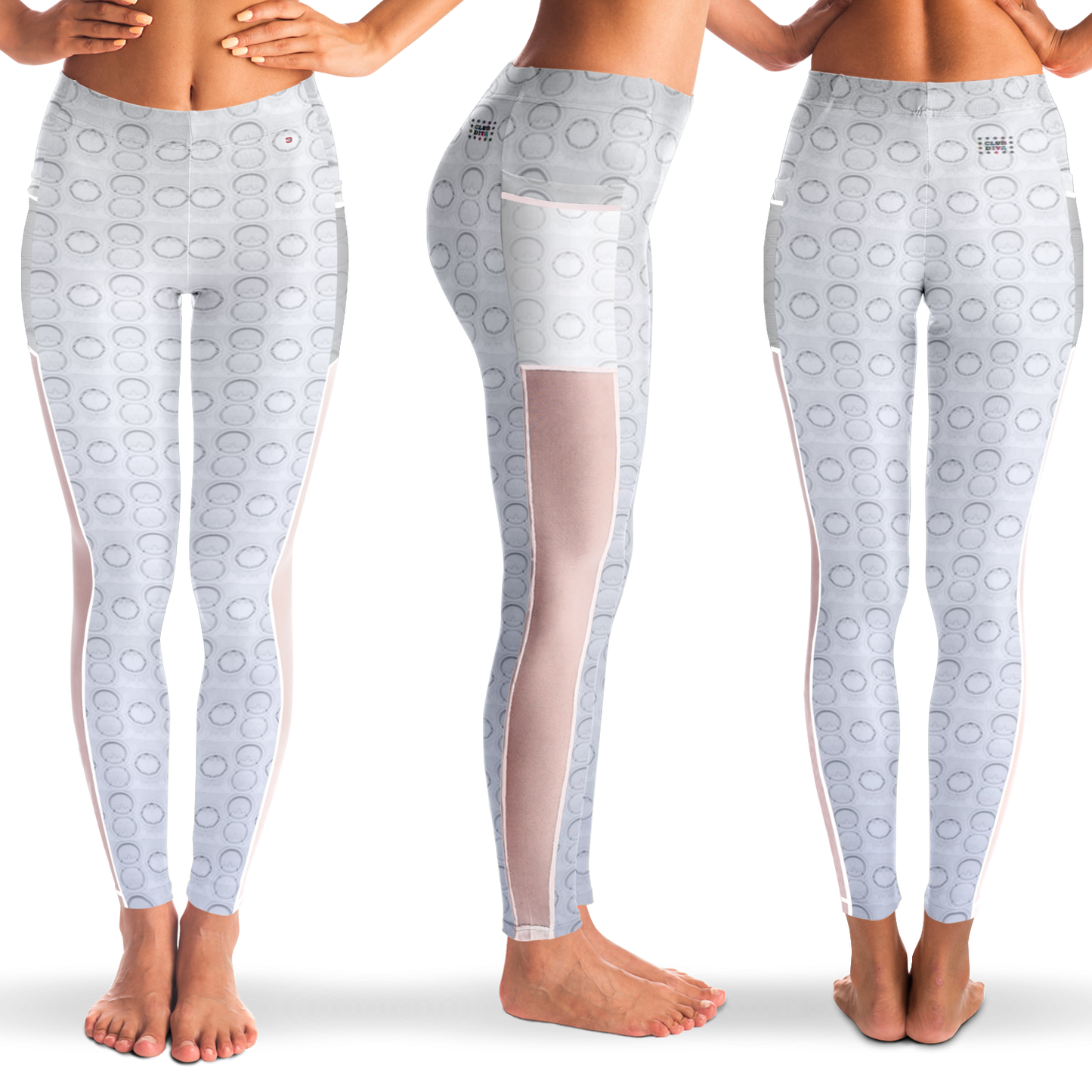  Just Being You, Your Way!-Activewear for Divas | Get your next pair of stunning mesh leggings designed just for you!-Leggings - AOP - MESH FREE STYLE BLEND 4R P0P1