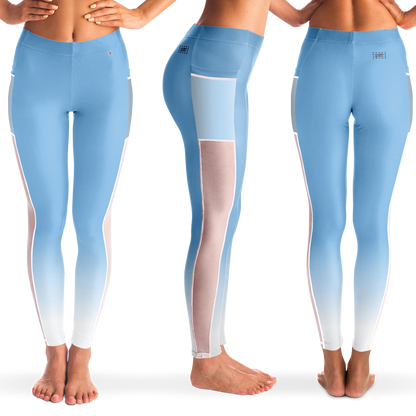  Just Being You, Your Way!-Activewear for Divas | Stand out at the gym, get your next pair of mesh leggings designed just for you!-Leggings - AOP - MESH FREE STYLE BLEND P2P3