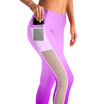  Just Being You, Your Way!-Activewear for Divas | Stand out at the gym, get your next pair of mesh leggings designed just for you!-Leggings - AOP - MESH FREE STYLE BLEND P2P3