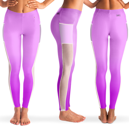  Just Being You, Your Way!-Activewear for Divas | Stand out at the gym, get your next pair of mesh leggings designed just for you!-Leggings - AOP - MESH FREE STYLE BLEND P2P3