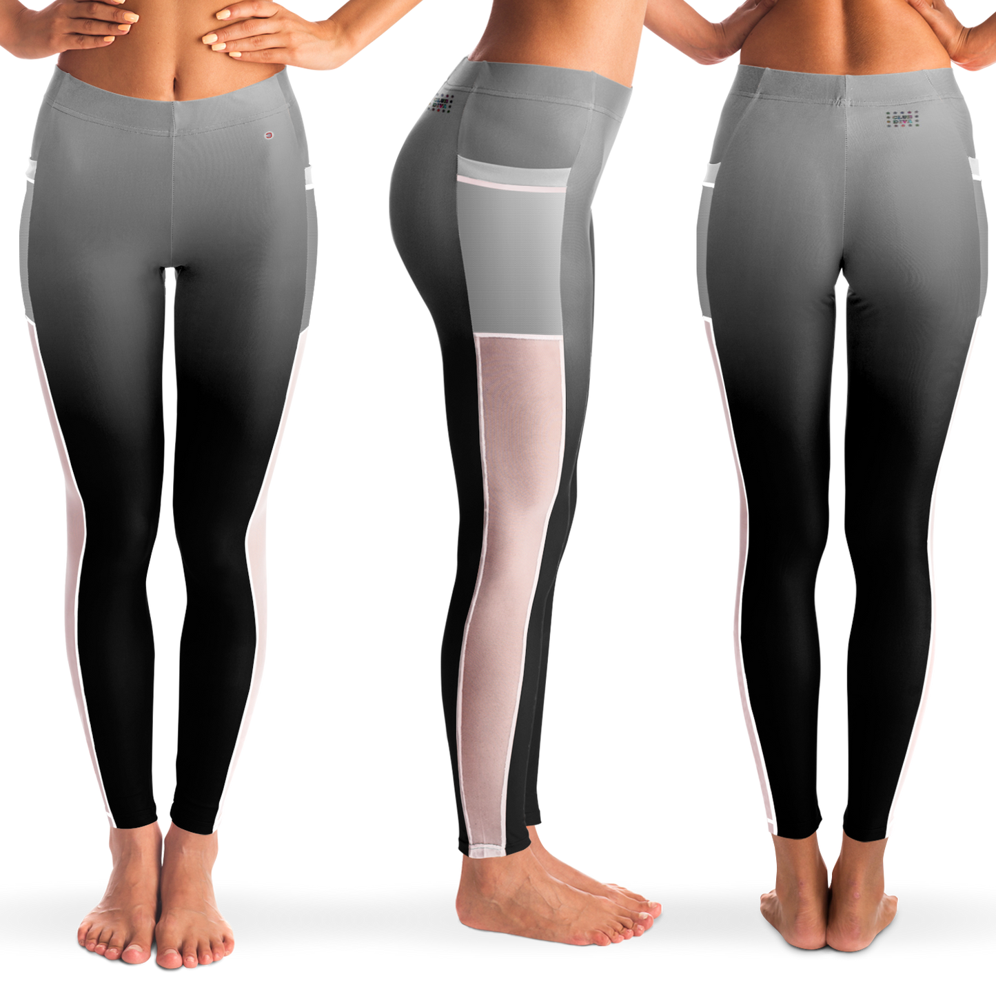  Just Being You, Your Way!-Activewear for Divas | Stand out at the gym, get your next pair of mesh leggings designed just for you!-Leggings - AOP - MESH FREE STYLE BLEND P2P3