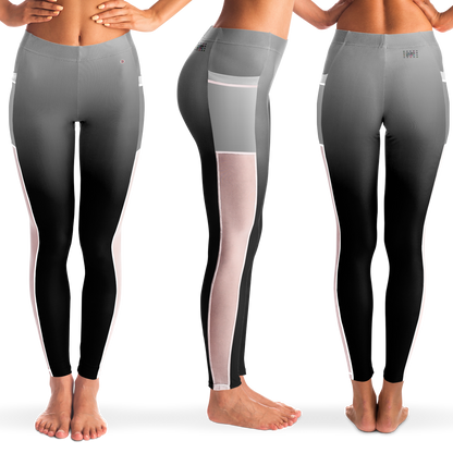  Just Being You, Your Way!-Activewear for Divas | Stand out at the gym, get your next pair of mesh leggings designed just for you!-Leggings - AOP - MESH FREE STYLE BLEND P2P3