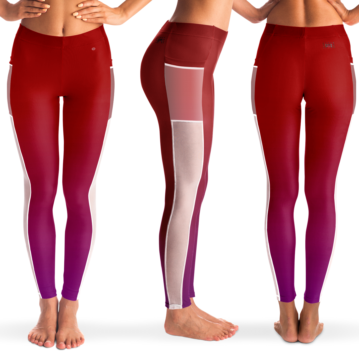  Just Being You, Your Way!-Activewear for Divas | Stand out at the gym, get your next pair of mesh leggings designed just for you!-Leggings - AOP - MESH FREE STYLE BLEND P2P3