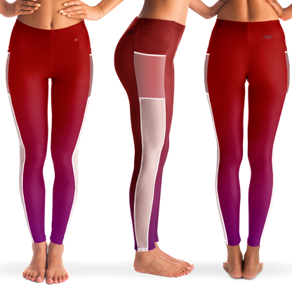  Just Being You, Your Way!-Activewear for Divas | Stand out at the gym, get your next pair of mesh leggings designed just for you!-Leggings - AOP - MESH FREE STYLE BLEND P2P3